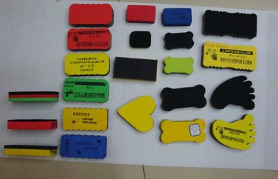 优质大号办公用品 教学黑板擦带磁条，高效实用